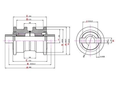 D65 Track roller