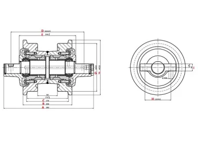 D50 Track roller