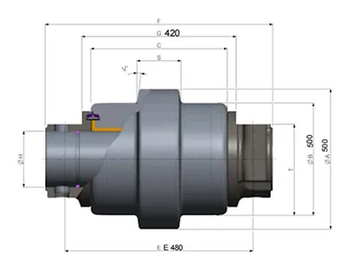 PC3000 Track roller