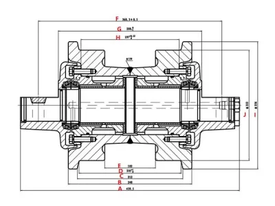 D7 Track roller