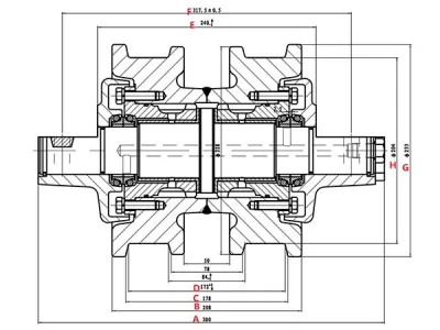 D5B Track roller