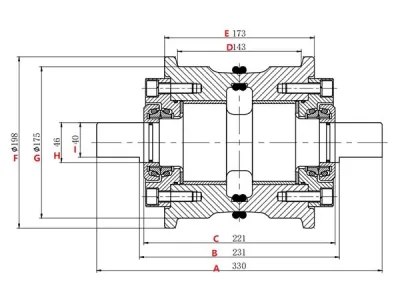 D5C Track roller