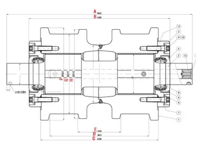 D11 Track roller