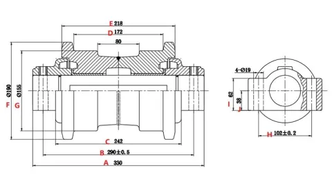 EX200 Track roller