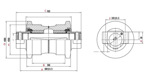 EC700 Track roller