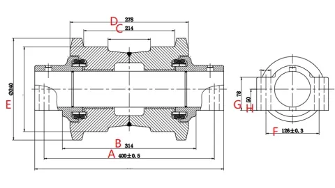 EC480 Track roller