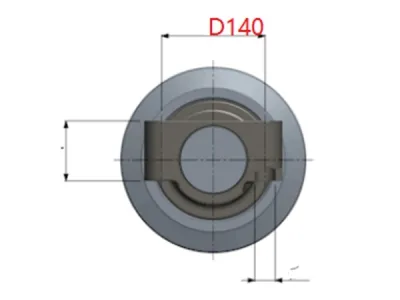 Carrier Roller for Komatsu PC3000 Excavator