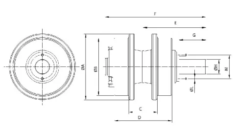 Carrier Roller for Komatsu D85 Bulldozer