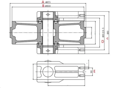 Idler for Komatsu PC800 Excavator